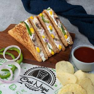 Cheesy Mushroom Sandwich