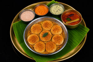 Ghee Pudi Button Idli (10 Pieces)