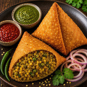 Moong Dal Samosa 2pcs