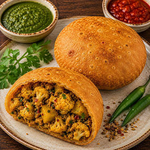 Gobhi Achari Kachori 2pcs