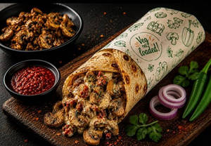 Mushroom Cheese Sezwan Roll