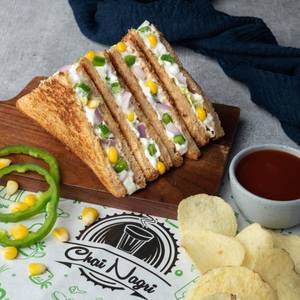 Cheesy Corn Sandwich