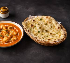 Paneer Butter Masala And Butter Naan Combo