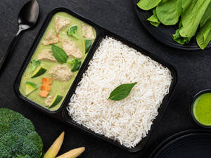 Chicken Thai Green Curry Combo