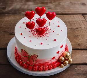 Valentine Cake (500 grams strawberry)