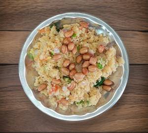 Upma With Roasted Peanut [ Half]