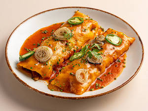 Bean,corn & Cheese Enchiladas