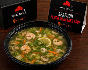 Seafood Lemon Coriander Soup