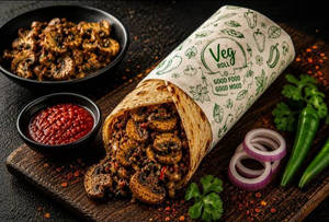 Mushroom Burst Roll [Double Mushroom + Cheese]