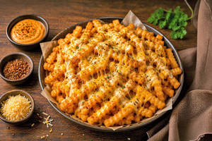 Cheesy Crinkle Fries