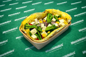 Omelette With Paneer And Veggies