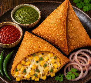 Cheese Corn Samosa 2pcs