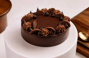 Triple Chocolate Crunch Cake