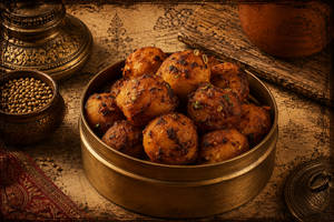 Achari Tandoori Baby Aloo