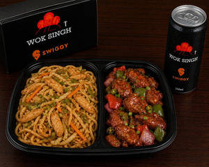 Hakka Noodle Chicken+chilly Chicken+250 Ml Cold Drink
