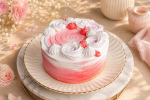 Strawberry Silk Sensation Cake [500 Grams]