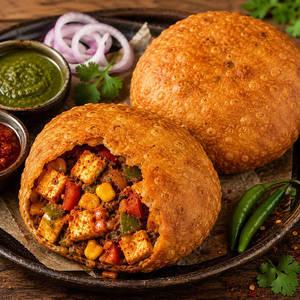 Peri Peri Paneer Kachori 2pcs