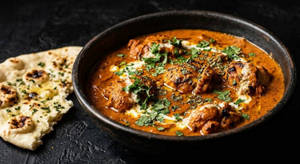Butter Chicken With Butter Naan
