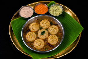 Rasam Button Idli (10 Pieces)