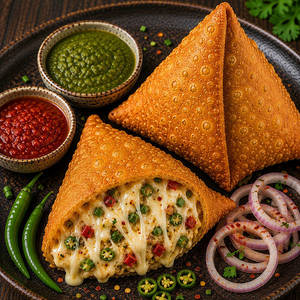 Cheese Chilli Samosa 2pcs