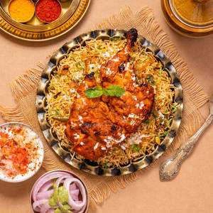Smoky Tandoori Chicken Biryani