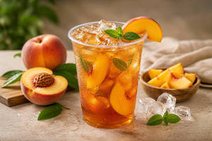 Peach Iced Tea Mocktail