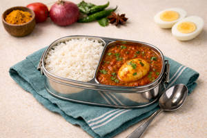 Egg Curry Rice Bowl