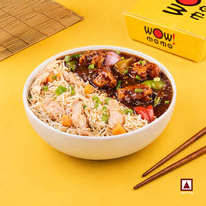 Chicken Fried Rice with Chilli Chicken