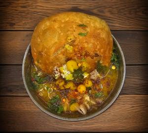Chole Samosa Chaat