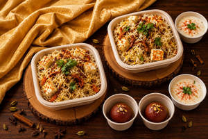 Begum Badshah Paneer Subz Biryani(serves 2-3)