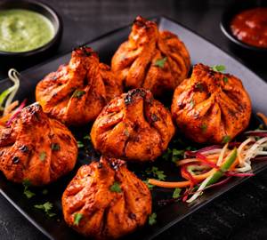 Veg Tandoori Peri Peri Momos [6 Pieces]