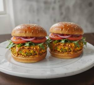 2 X Veg Burger 