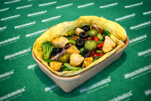 Omelette With Chicken And Veggies