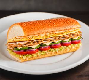 Chicken Slice Egg And Cheese Sub [6 Inches]