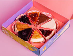 Exotic Cheesecake Slice Box(box Of 8)