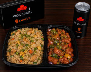 Fried Rice Chicken+chilly Fish+250 Ml Cold Drink