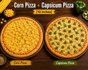 Corn Pizza+Capsicum [10 Inches]