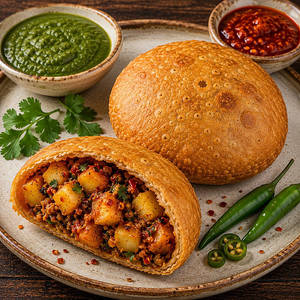 Aloo Schezwan Kachori 2pcs