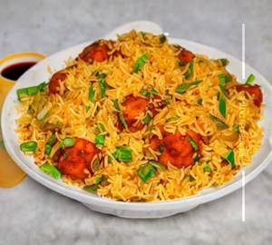 Chicken Manchurian Fried Rice