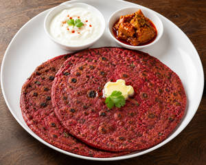 2 Beetroot Paratha
