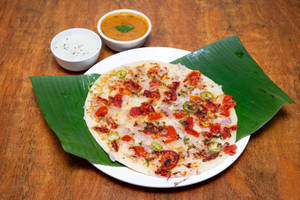 Onion Tomato Uttappam