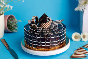 Chocolate Zebra Cake (500 Gm)