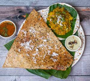 Coconut Rava Masala Dosa