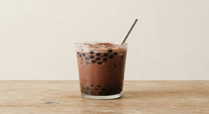Chocolate Cold Coffee Boba Bliss