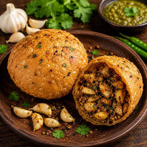 Lehsun Kachori 2 Pcs