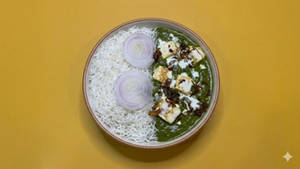 Special Palak Paneer Rice Bowl