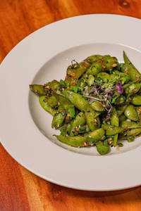 Garlic Edamame