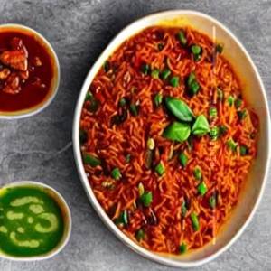 Veg Chilli Kepsa Rice (serve-3)