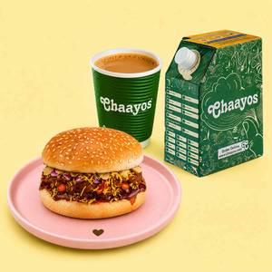 Desi Chai with Bun Dabeli