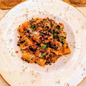 Spiced Pork Sausage Carbonara